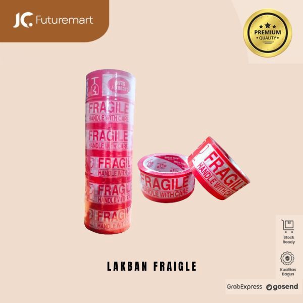 

Hadiah Gratis Lakban Fragile 1 Yard X 45mm Kualitas terbaik A79