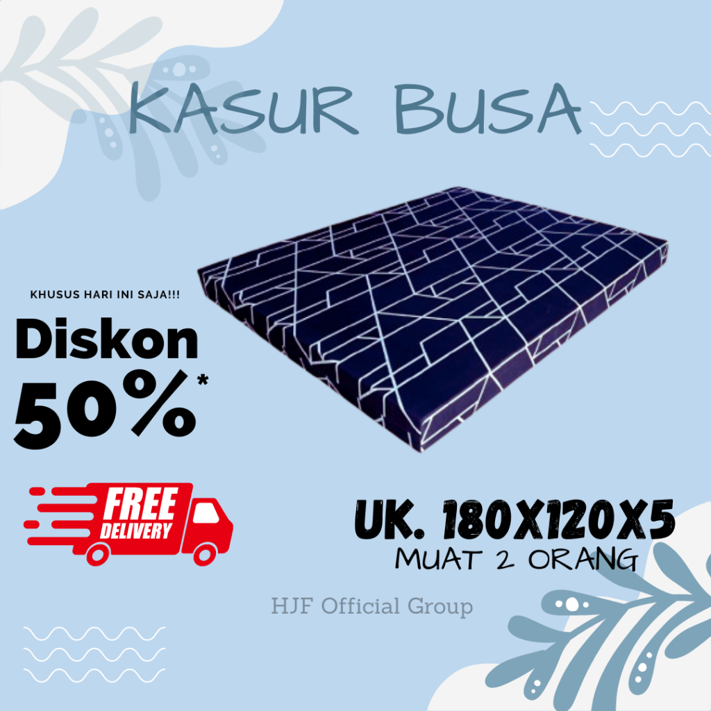 kasur busa ukuran 180x120x5 kasur busa super matras