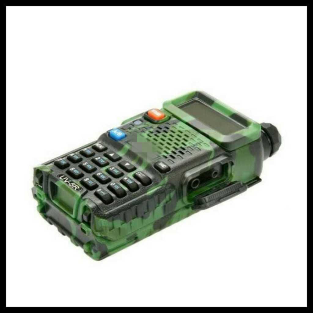 HT JARAK JAUH UV-5R UV5R ARMY HT WALKIE TALKIE UV5R HIJAU ARMY RADIO UV5R 5KM
