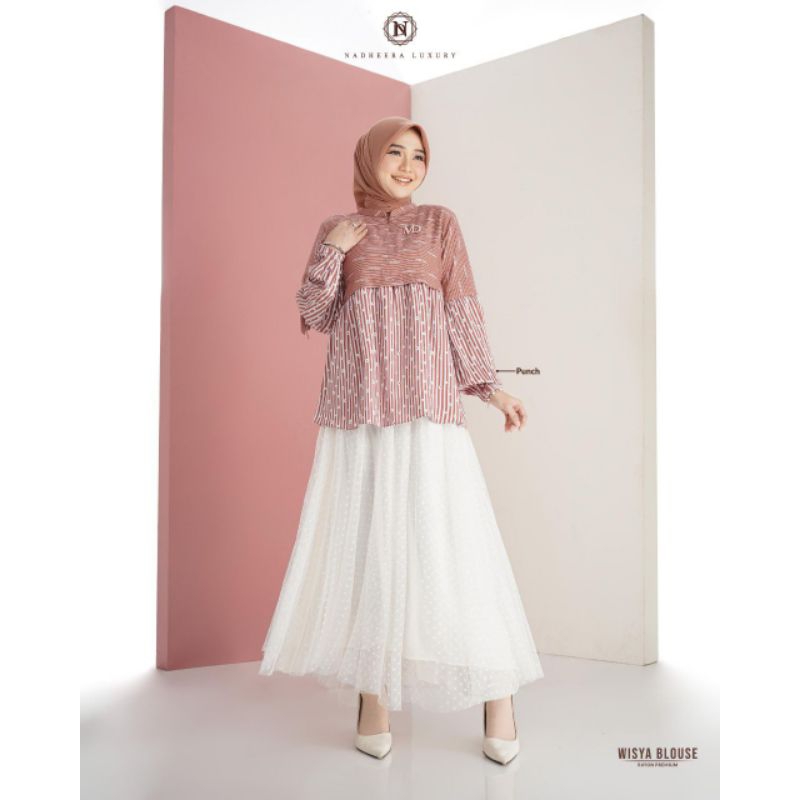 TERBARU✔️SPECIAL PRICE✔️ WISYA SERIES BLOUSE, TUNIK NADHEERA LUXURY