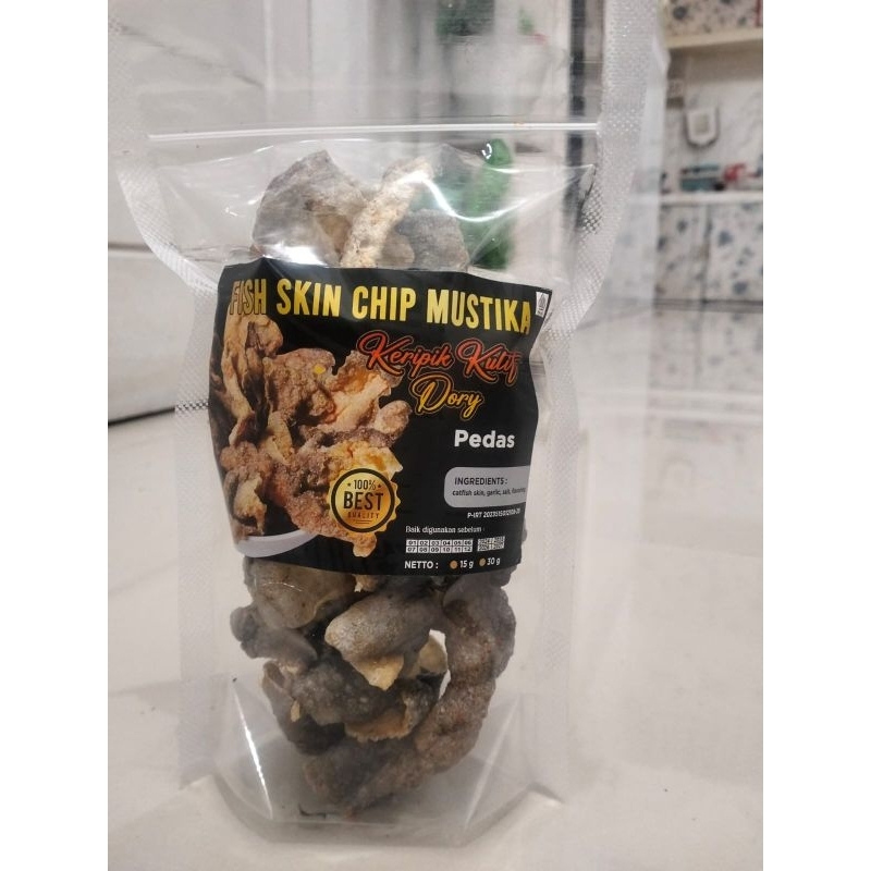 

Fish SKIN CHIP MUSTIKA Kripik Kulit ikan Dory(patin)