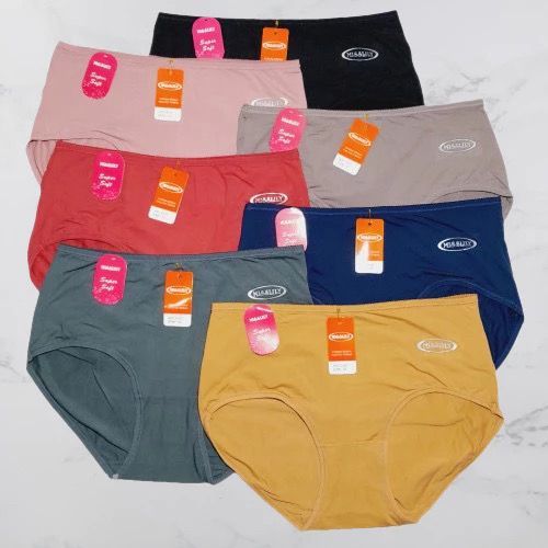 Lusinan| CD Perempuan Misslily 8127 | Celana Dalaman Wanita Katun Karet Pinggang Elastis