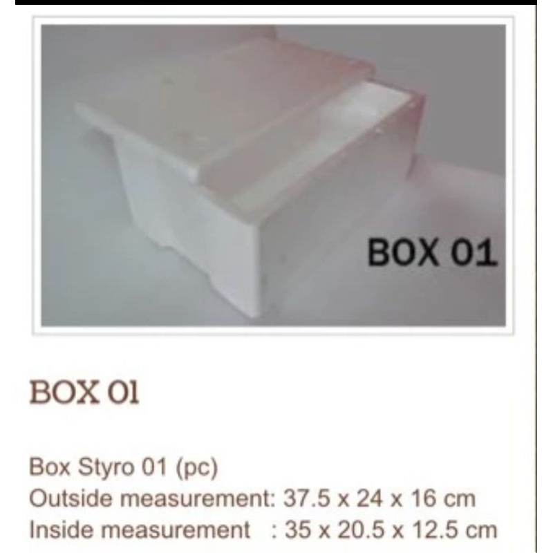 box steroform 3-8 kg