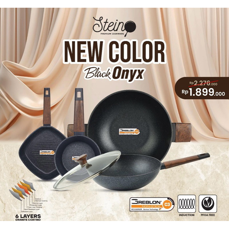 Stein Cookware Paket Onyx