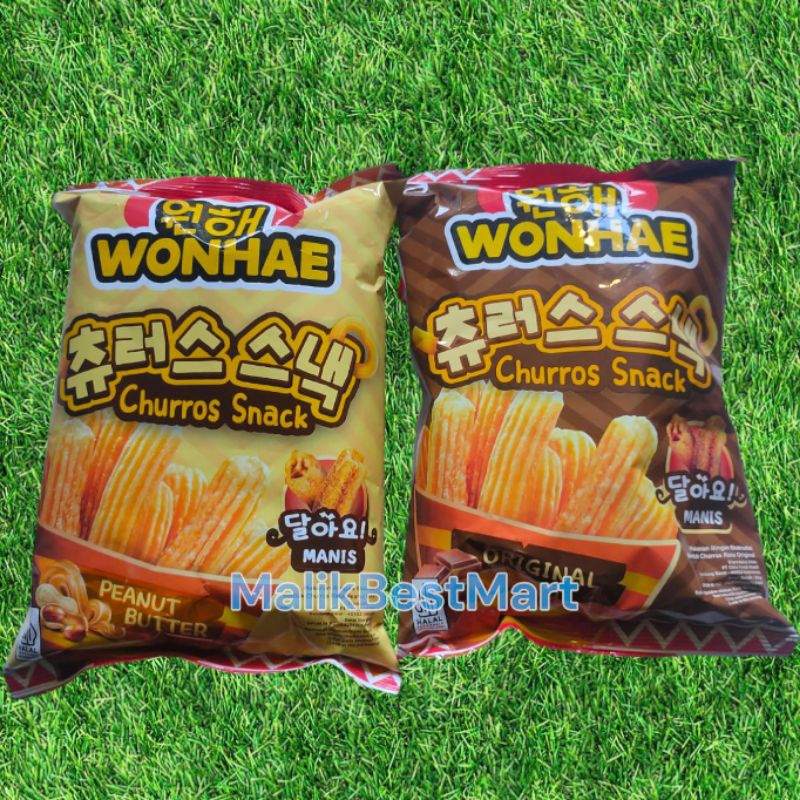 

WONHAE Churros Snack Peanuts Butter | Original Manis 60gr