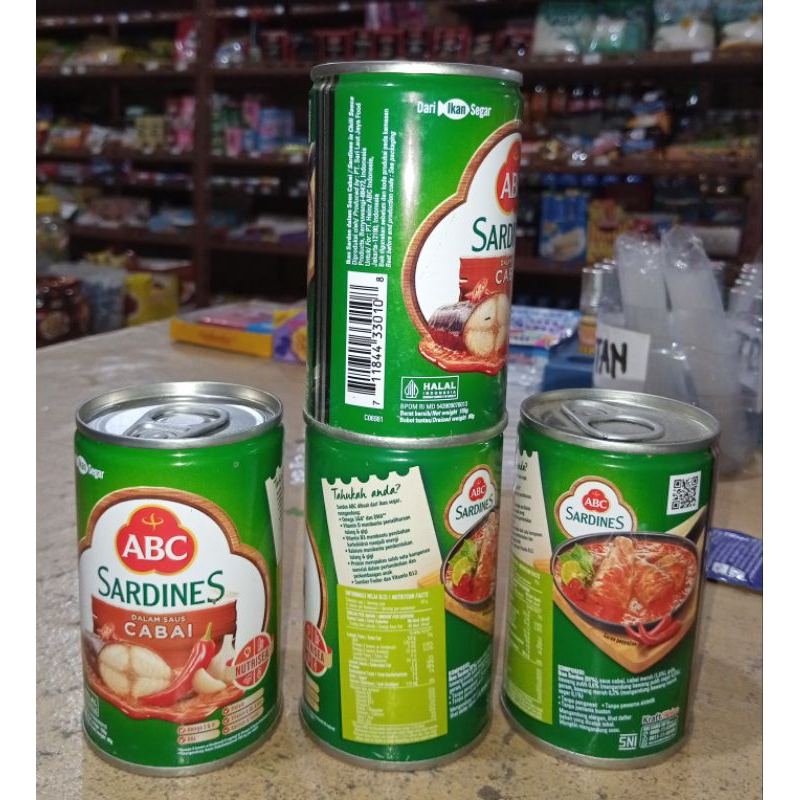 

Sarden ABC Cabai 155g x2 pcs/kaleng