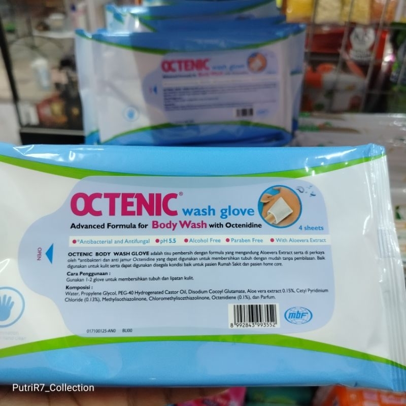 OCTENIC WASH GLOVE WASH LAP OCTENIC BODY WASH