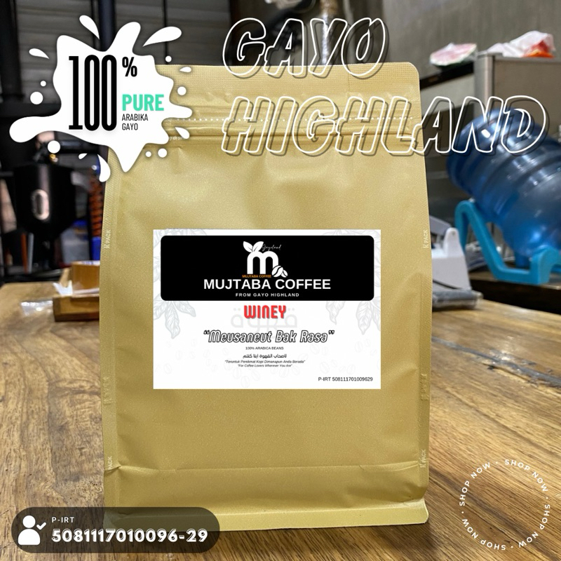 

KOPI ARABIKA GAYO, PROSES WINEY 500 GRAM