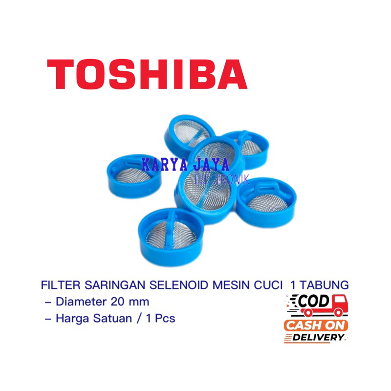 Filter Saringan Selenoid Mesin Cuci Toshiba 1 Tabung | Saringan Selenoid Mesin Cuci Toshiba