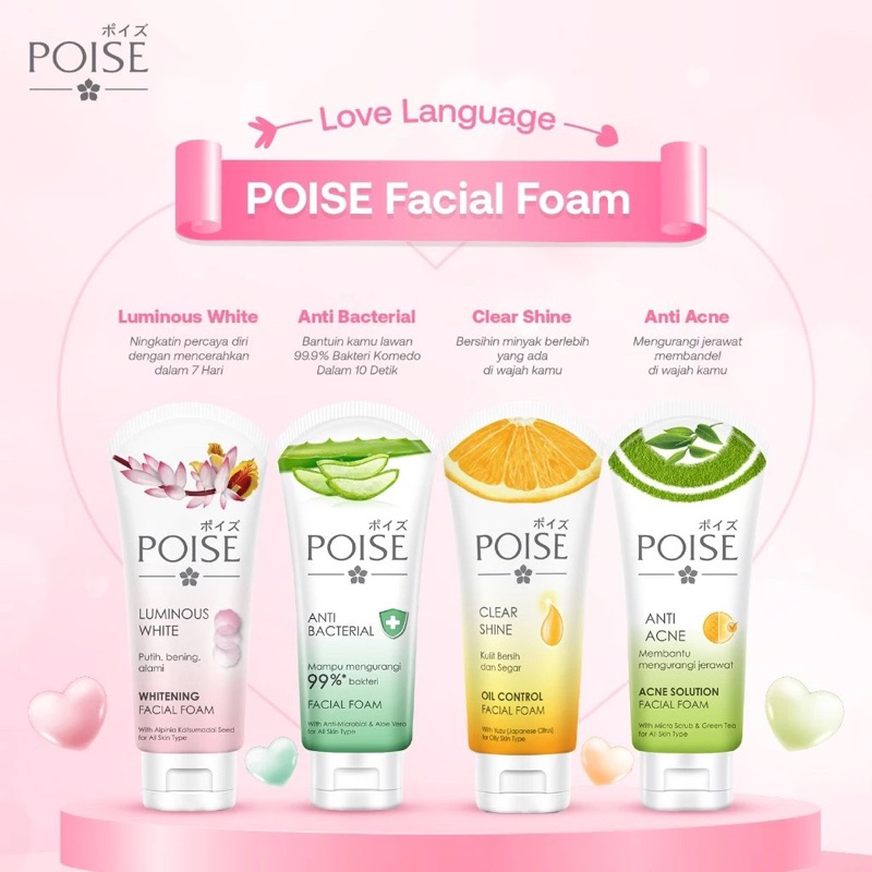 Poise Facial Foam 100ml