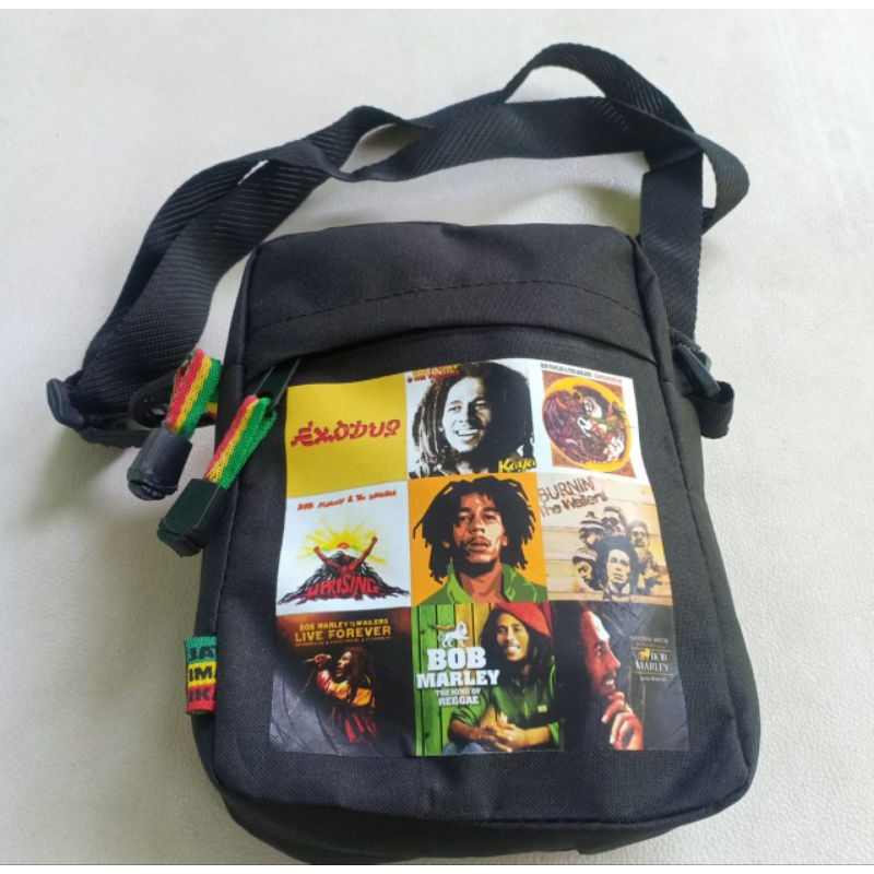 tas bob marley tas reggae tas slempang jamaica tas selempang jamaika sling bag pria wanita murah