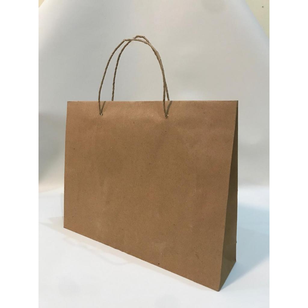 

Paperbag 43x10x35cm size jumbo tas kertas kraft coklat