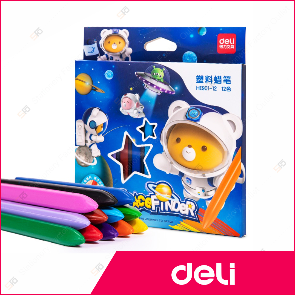 

Crayon Plastik Deli isi 12 - HE901-12 - SFO Semarang Official