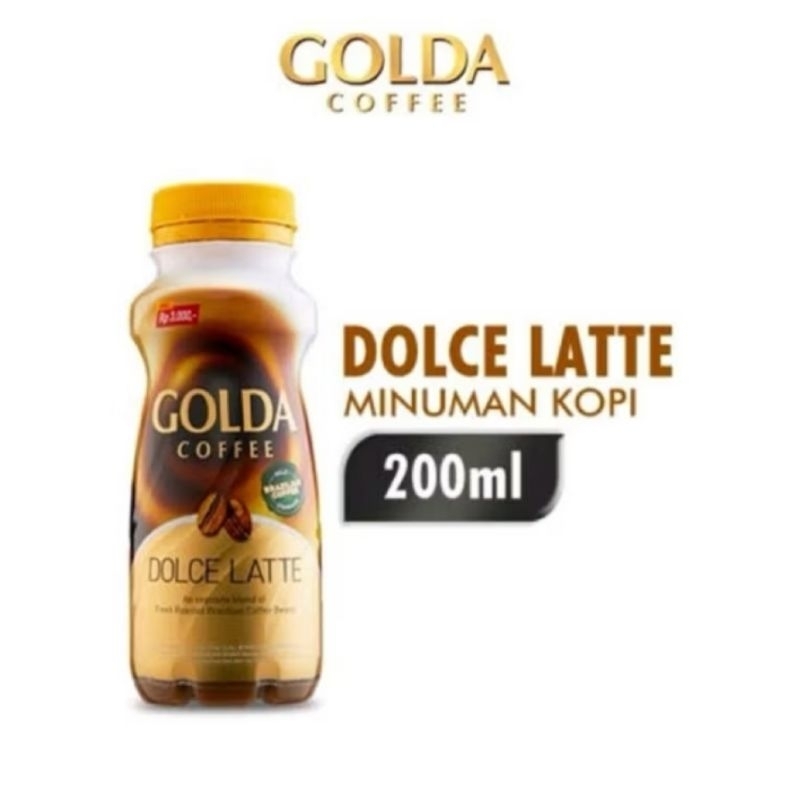 

GOLDA Coffee Dolce Latte Kopi Botol 200 ml