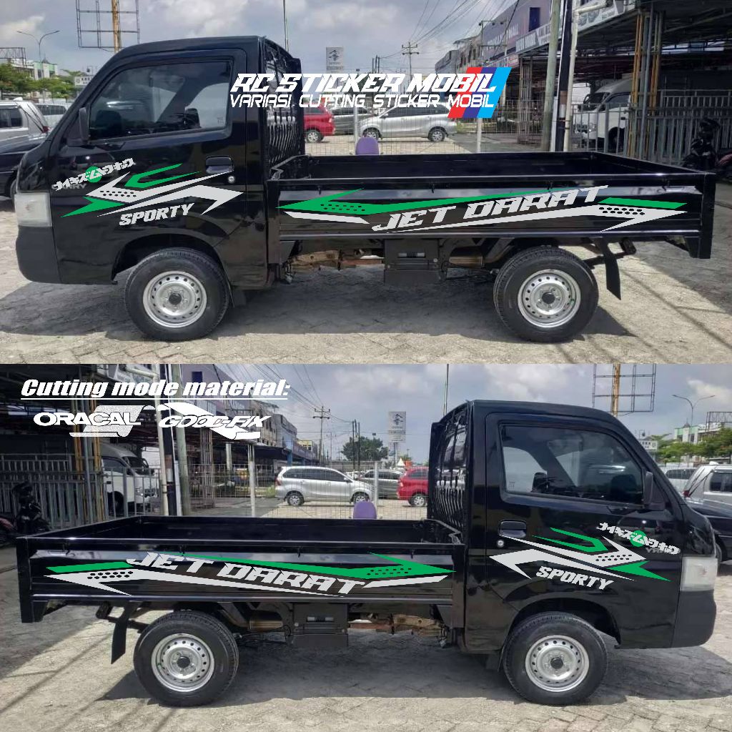 Stiker mobil pick up new carry stiker variasi body pick up new carry