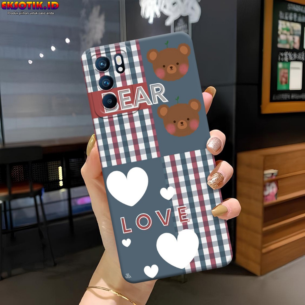 Case Oppo Reno 6 5G - Casing Oppo Reno 6 5G  - Fashion Case - Silikon Oppo Reno 6 5G  - Motif Keren 