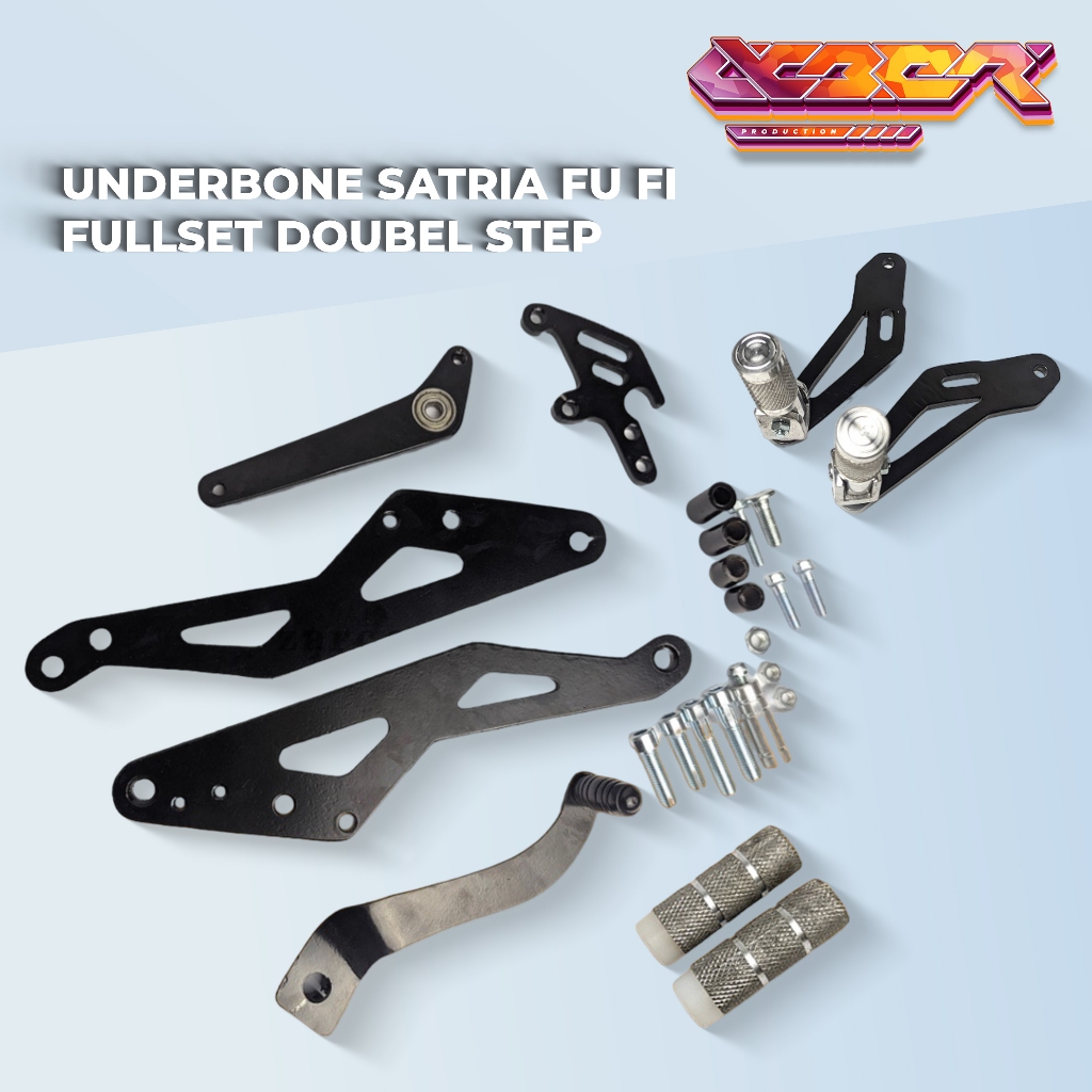Underbone Satria Fu Fi Karbu&injeksi Bahan Plat Besi foot step underbone satria facelift double step