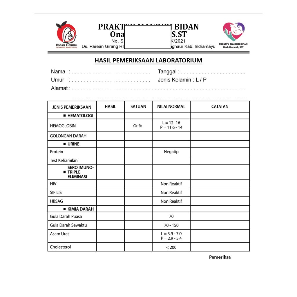 

cetak custme buku hasil lab