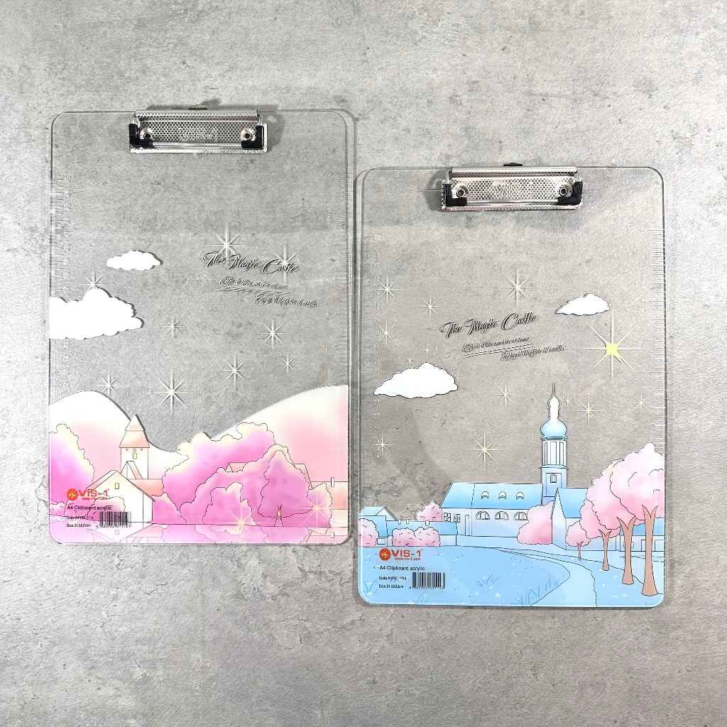 

(Pcs)Clipboard Fancy A4 YKL-1114 / Papan Jalan / Alas Ujian