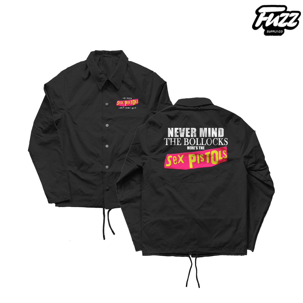 WINDBREAKER COACH JACKET BAND SEX PISTOLS | JAKET PRIA WANITA BAHAN PARASUT WATERPROOF ANTI AIR