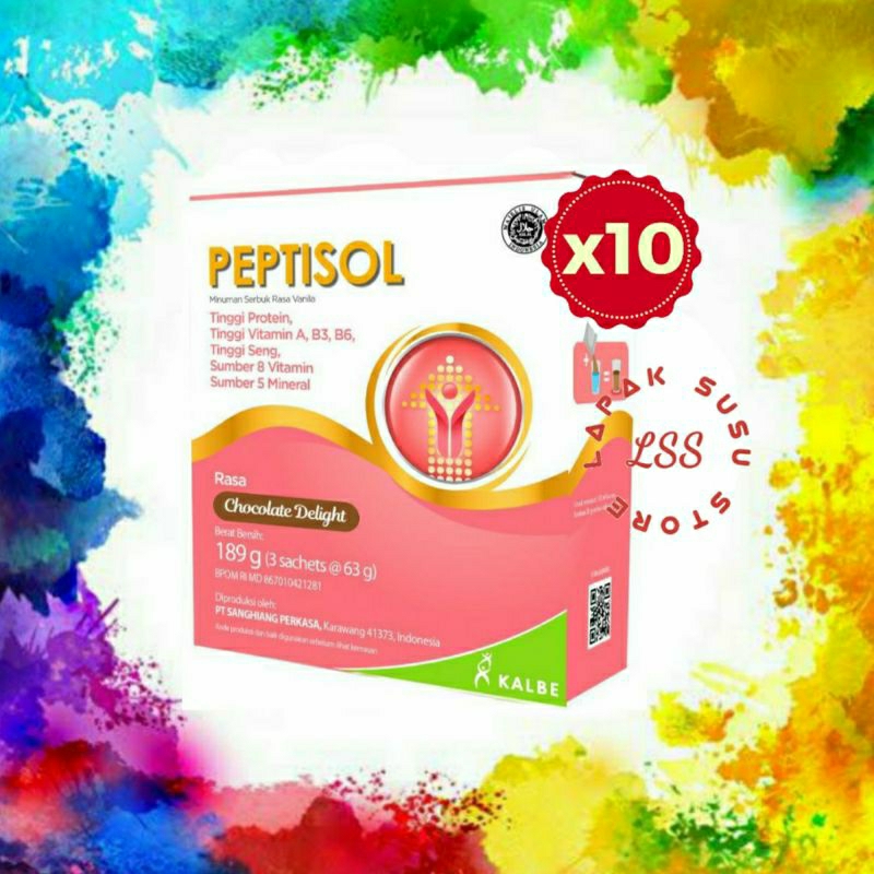 

10 Box - Peptisol French Vanilla Chocolate Delight