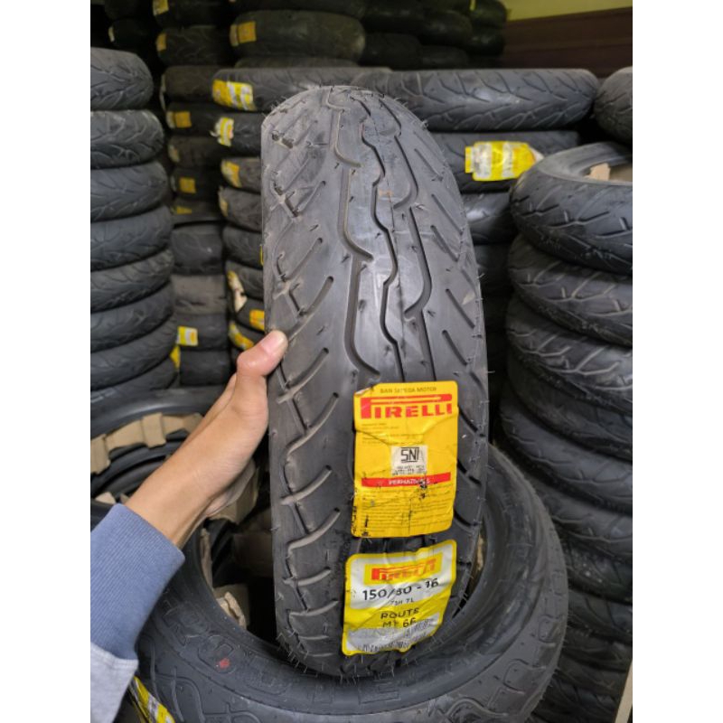 BAN PIRELLI 150/80-16 MT66 ROUTE TUBELESS 150 80 RING 16 CUCI GUDANG BARU STOK LAMA