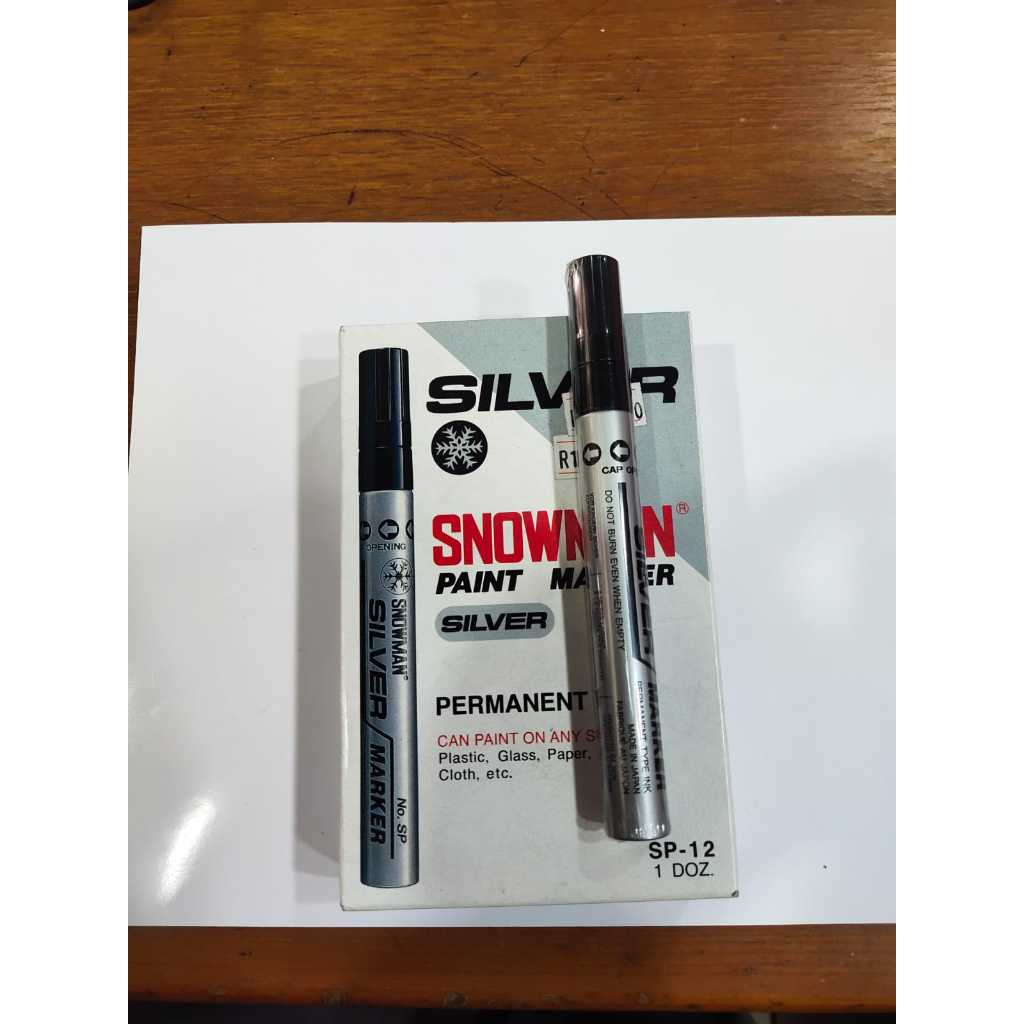 

Spidol Snowman Paint marker Silver