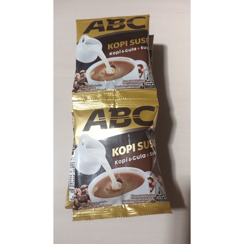 

Kopi Abc susu Sachet 30gr 1 renceng