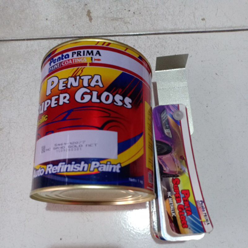 cat penta sand gold metalik penta super gloss kemasan 1kg