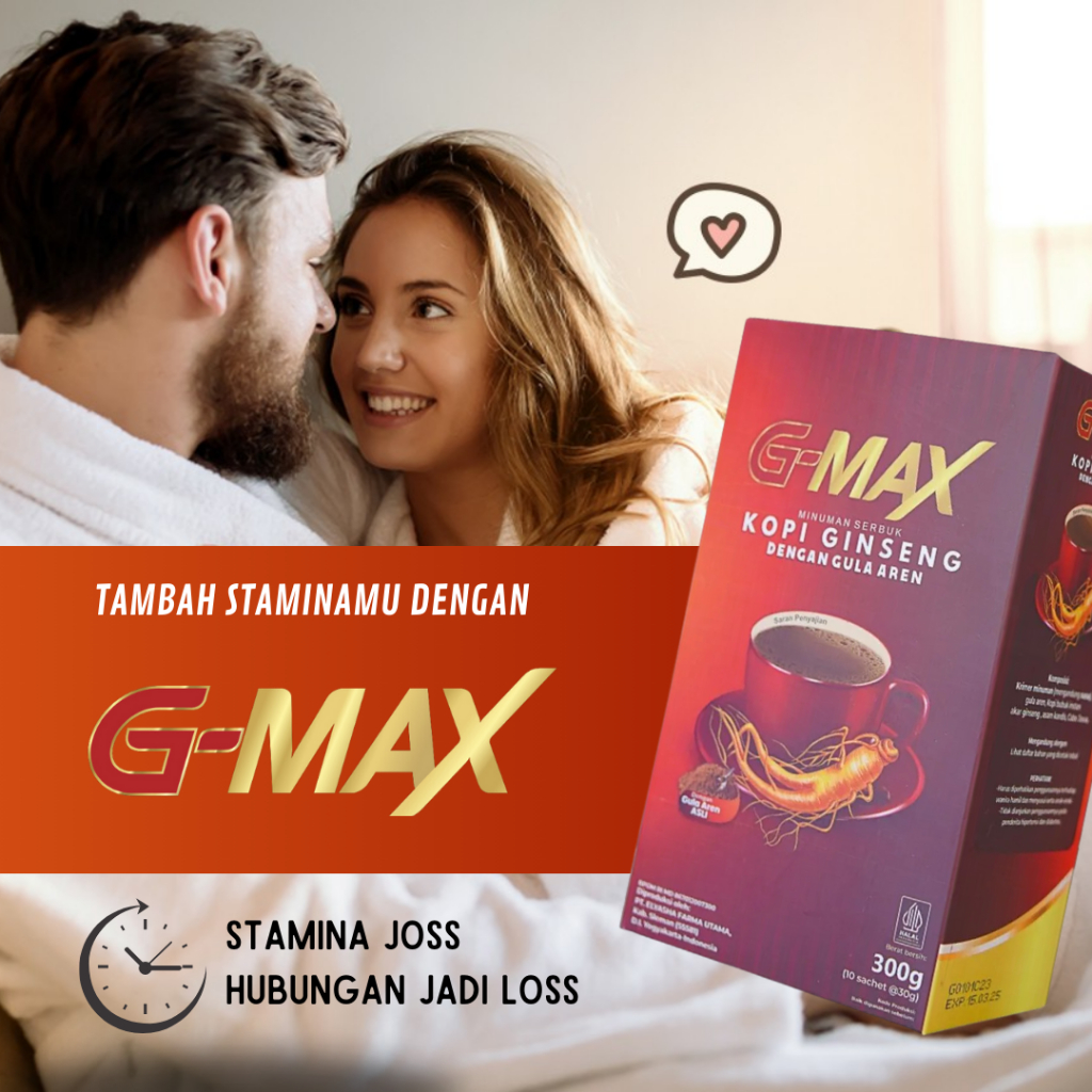

GMAX KOPI Penambah Staamina Pria Dewasaa 100% G-MAX original tanpa efek samping Aman Sudah BPOM