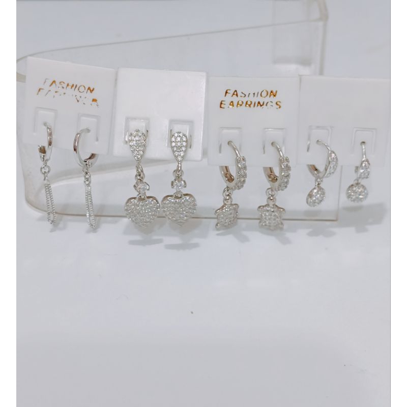 Anting Xuping Silver #perhiasan#putih #silver #xuping #antikarat #logam