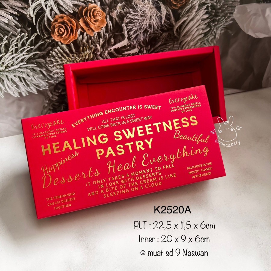 

(5pcs) Kotak Kue Natal K2520 Christmas Box Dus Kue