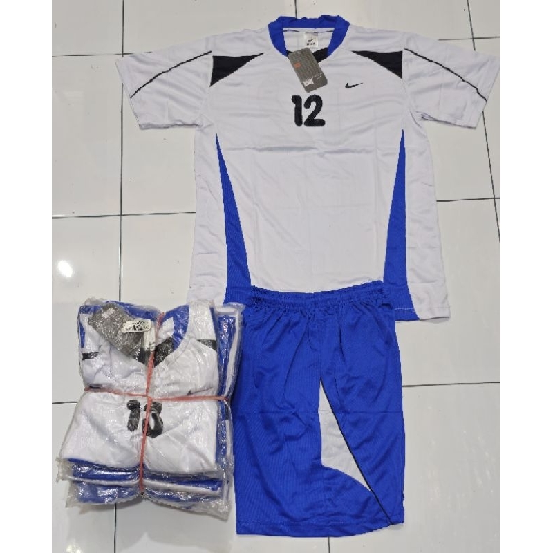 SETELAN BAJU BOLA SET LUSIN (ISI 12) BAHAN JERSEY DRY FIT / SETELAN FUTSAL