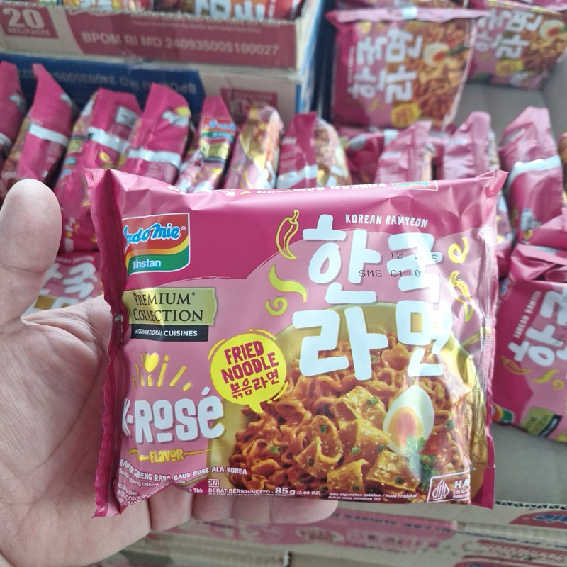 

INDOMIE Korean Ramyeon goreng K Rose 85gr