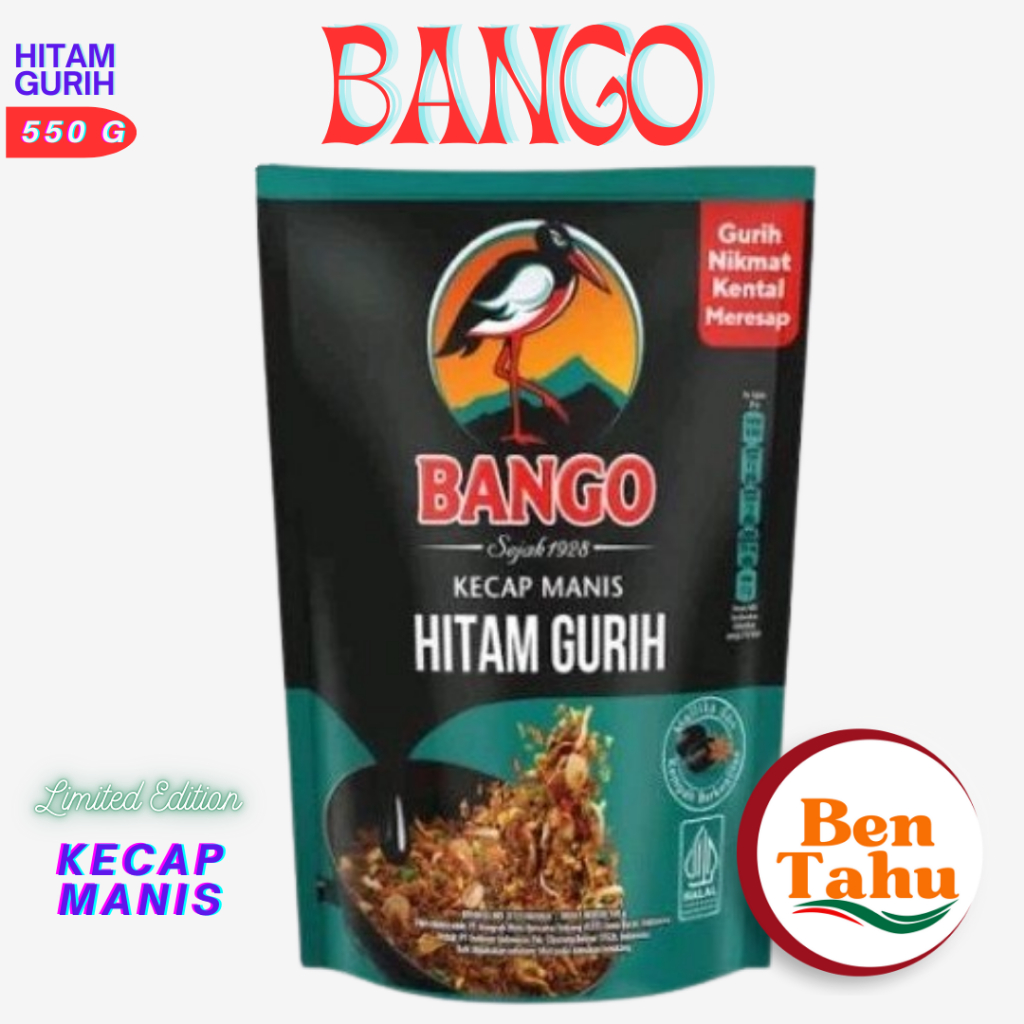 

Kecap Bango 550ml refill - Hitam Gurih Promo Murah Pouch