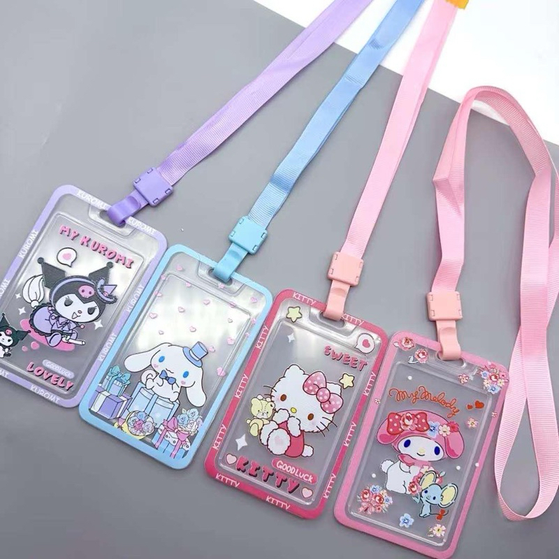 

Gantungan Kartu Name Tag SANRIO / ID Card Holder Sanrio Melody Kuromi