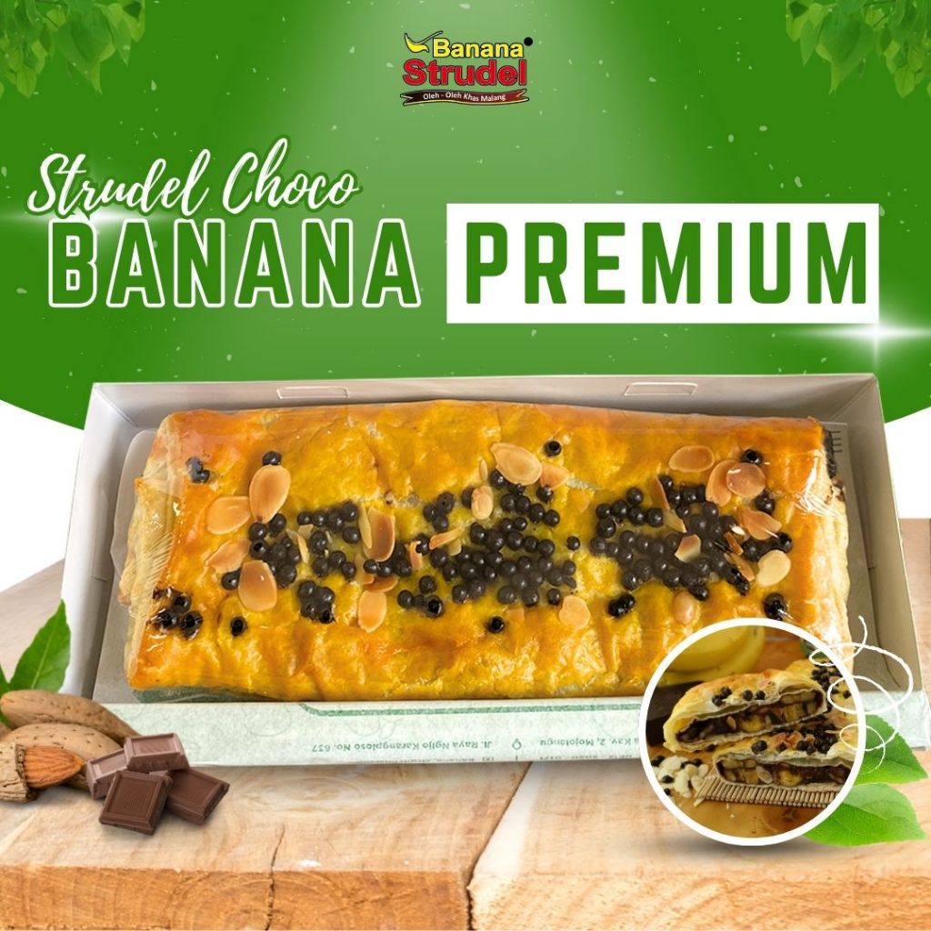 

Choco Banana Premium Strudel Oleh-Oleh Khas Malang Oleh-Oleh Jawa Timur