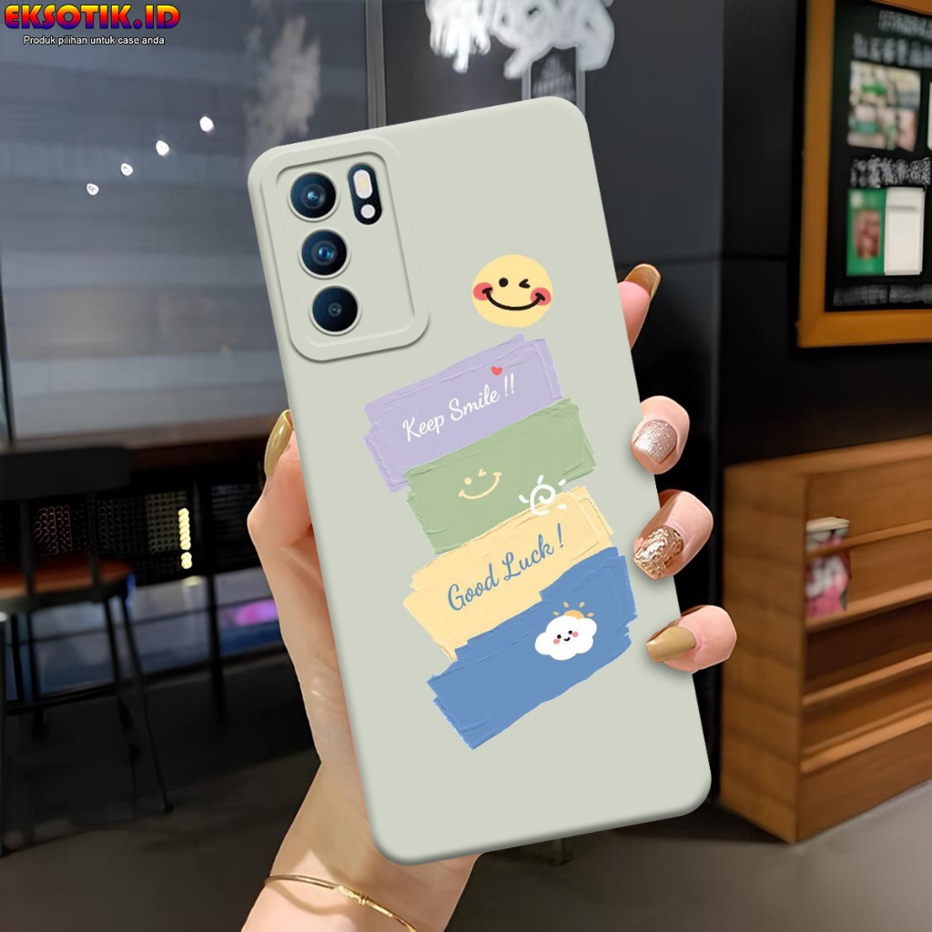Case Oppo Reno 6 5G - Casing Oppo Reno 6 5G  - Fashion Case - Silikon Oppo Reno 6 5G  - Motif Keren 