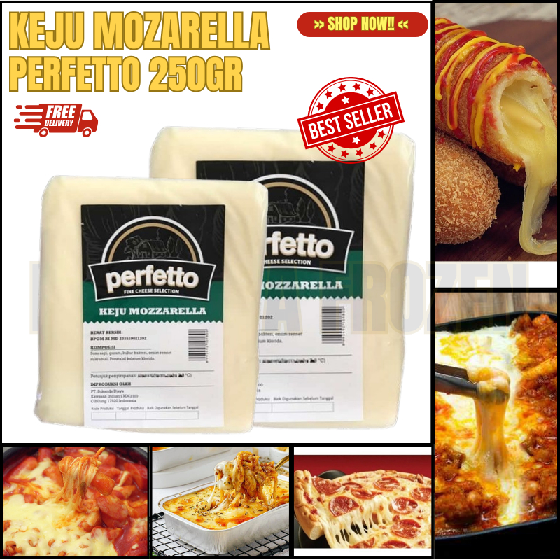 

Mozarella Perfetto 250gr ( HALAL )