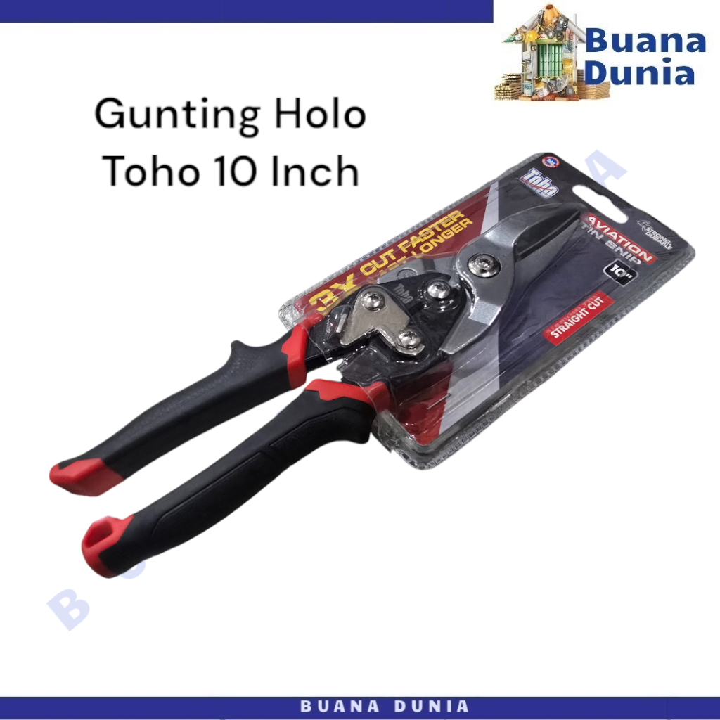 

Gunting Holo TOHO 10 Inch Lurus | Gunting Baja Ringan | Aviaton Snip
