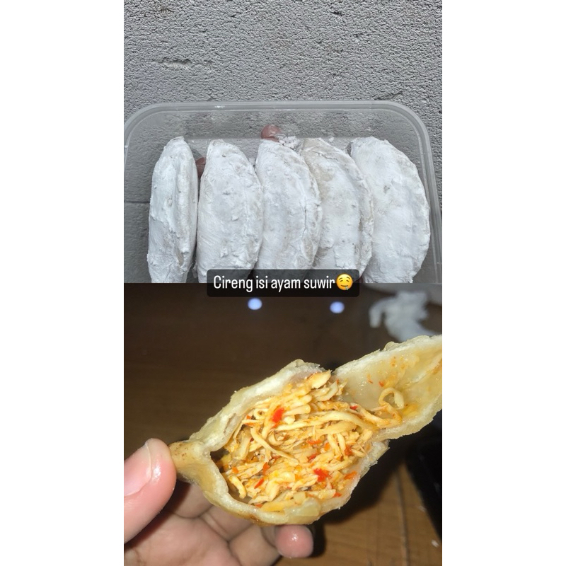 

cireng isi ayam suwir