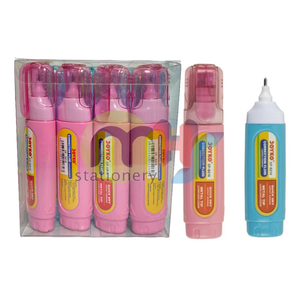 

Correction Fluid / Cairan Koreksi / Penghapus Cair Joyko CF-S210 1 Box 12 Pcs