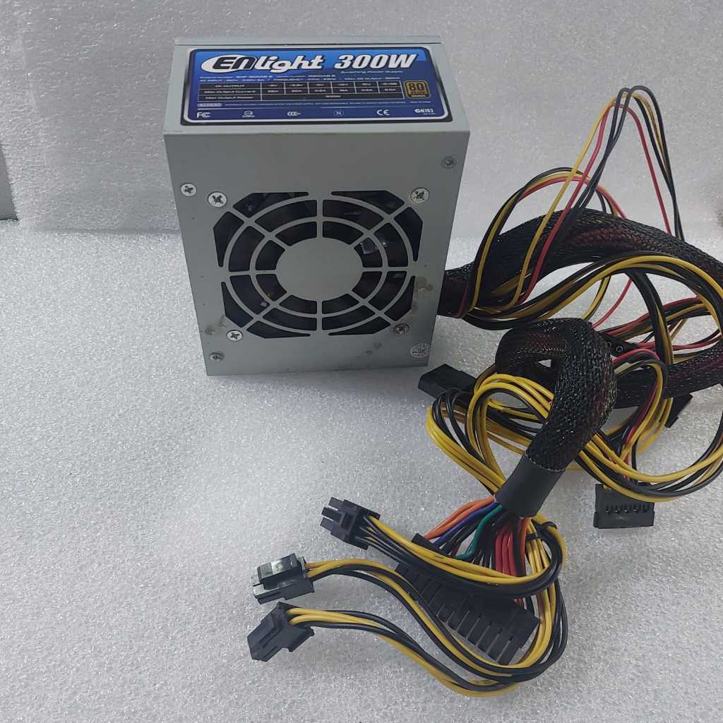 PSU Pc komputer casing miniITX 300watt 80PLUS 6PIN VGA PCI EXPRESS MURAH