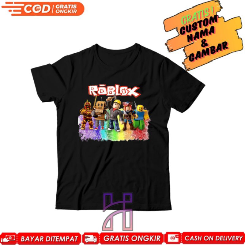 Kaos Roblox Anak Laki Laki Perempuan Baju Anak Gambar Roblox