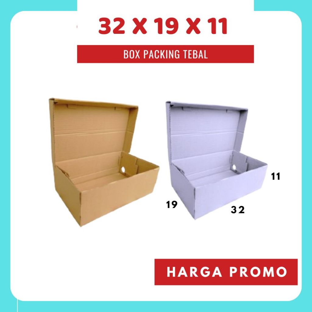 

Dus Sepatu 32x19x11 LD Kardus Packing Kotak Kemasan Box Sandal