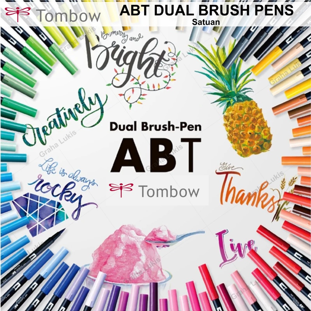 

H7Y Tombow Dual Brush Pens ABT - SATUAN Buy 2 Get 1 ABT Pro