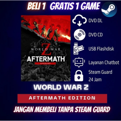 World War Z Aftermath Deluxe Edition Original Steam PC DVD - DVD DL
