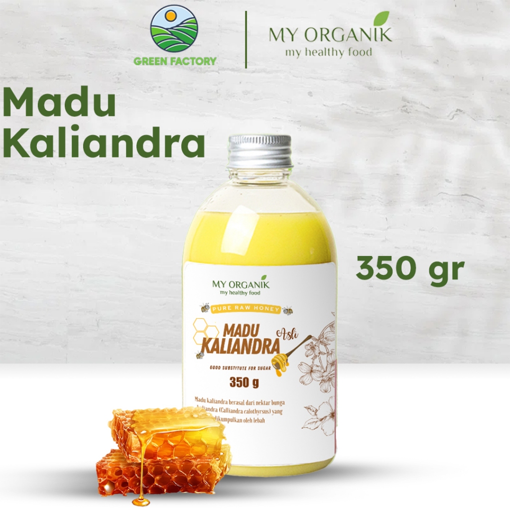 

My Organik Madu Murni Raw Kaliandra Premium Quality 100% Original Pure 350 gr