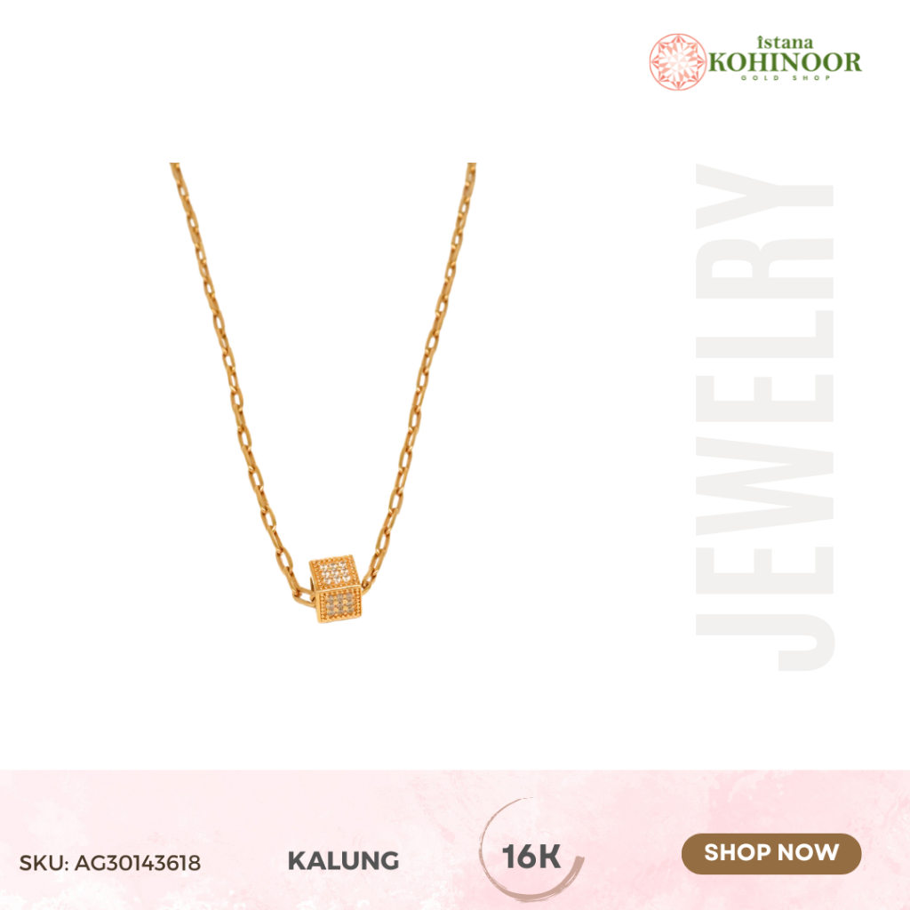 KOHINOOR KALUNG GOLD EMAS YELLOW GOLD 16K BALI