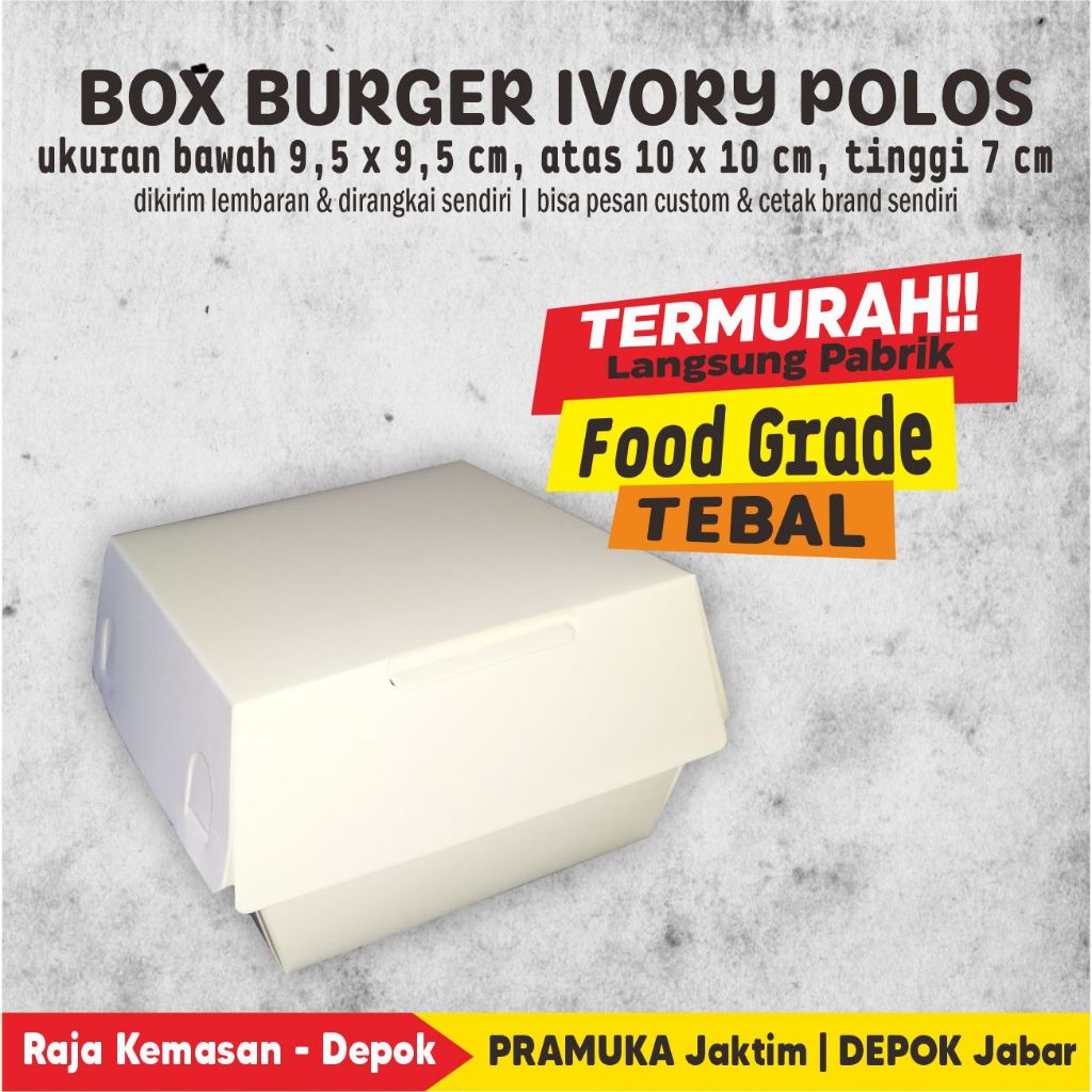 BOX BURGER IVORY POLOS